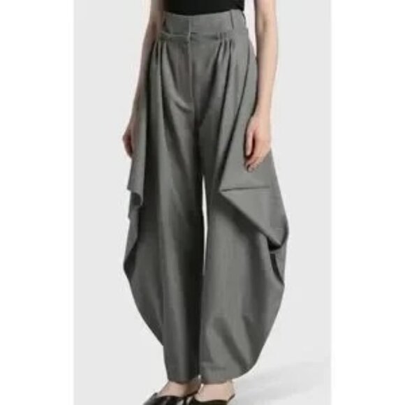 JW Anderson size 6 Side Drape Trousers in grey - Picture 3 of 10